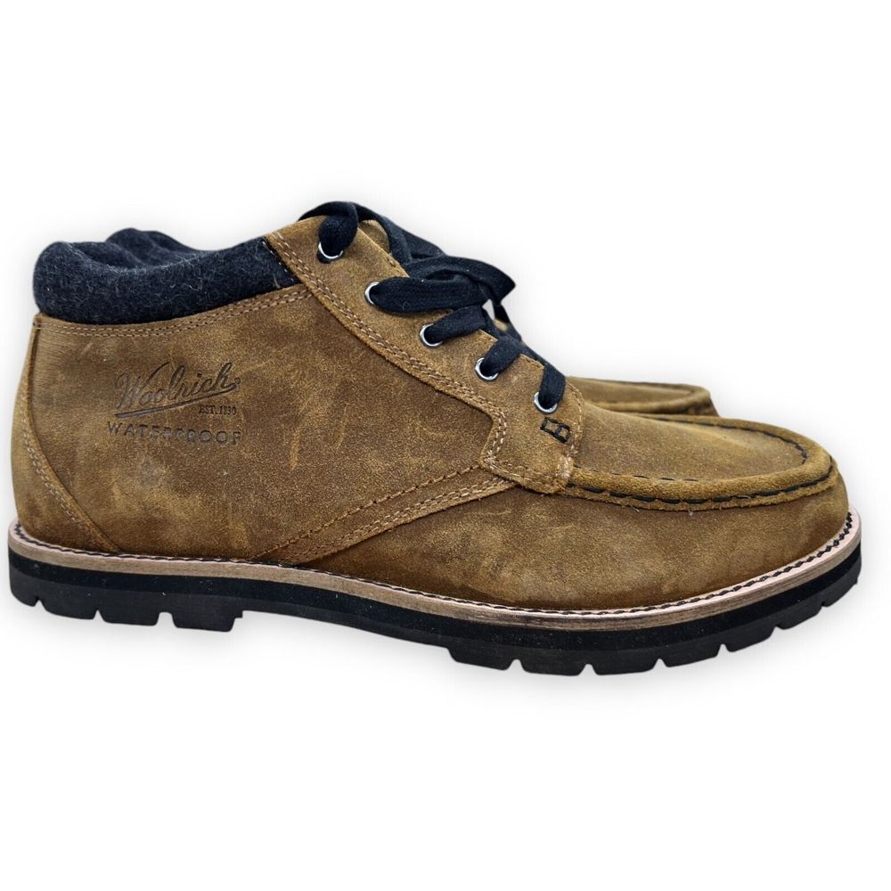 Woolrich Shoes Mens 8.5 Brown Waterproof Yaktak Explorer Leather Chukka Boots